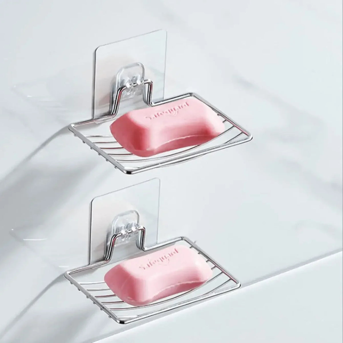 Wall-Mounted Stainless Steel Draining Soap Rack