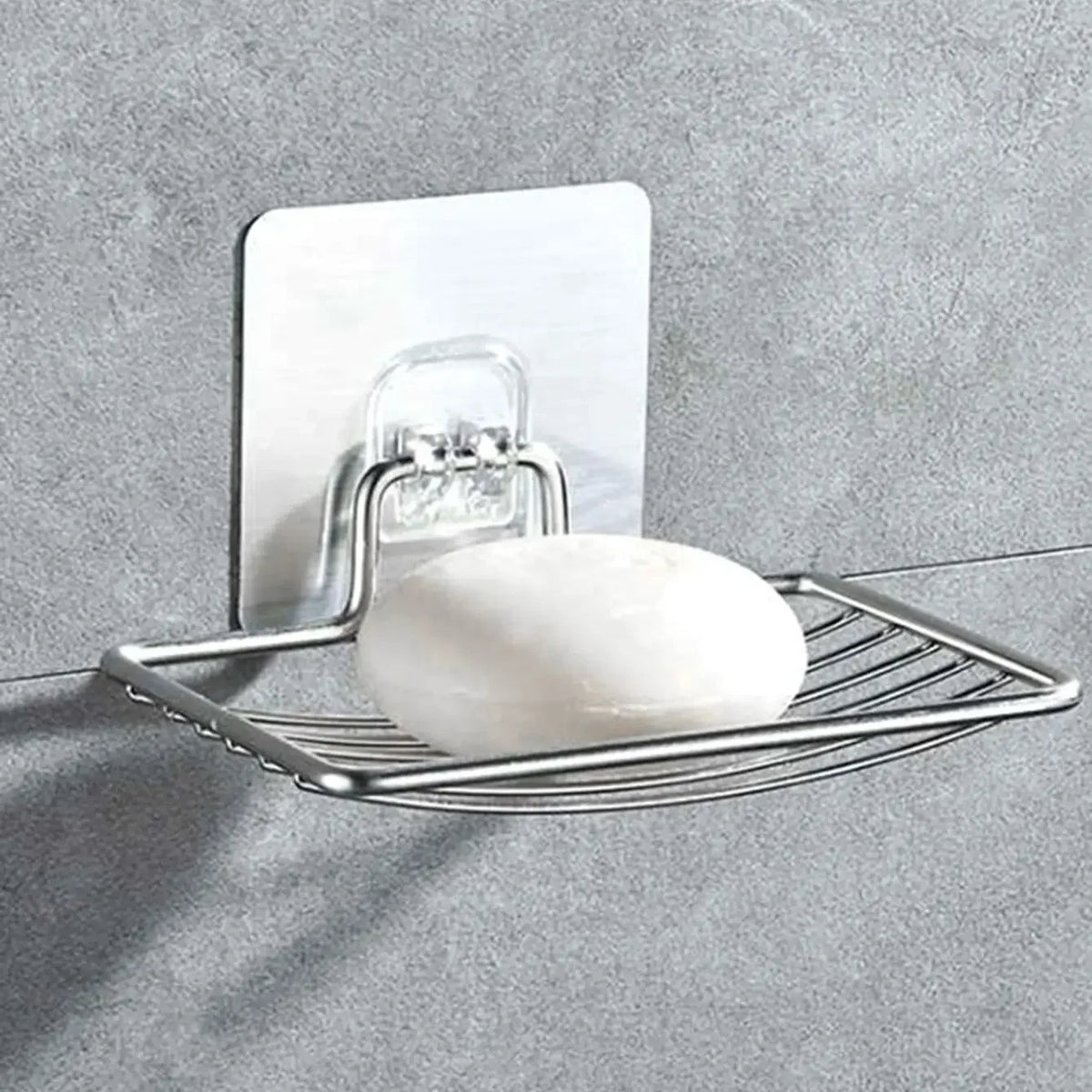 Wall-Mounted Stainless Steel Draining Soap Rack