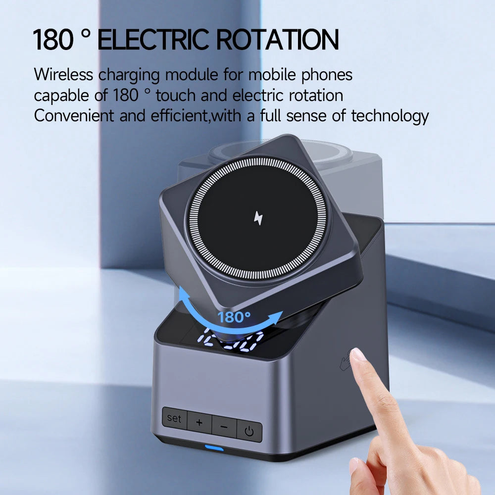 TriCharge 3-in-1 Magnetic Wireless Charger | Foldable Charging Station