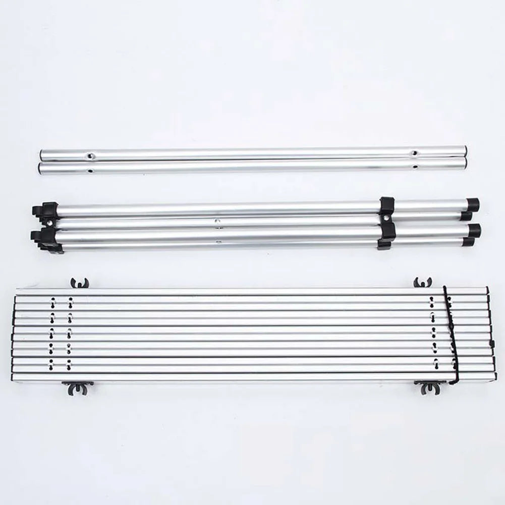Roll-Top Aluminium Picnic Table | Compact Folding Camping Table