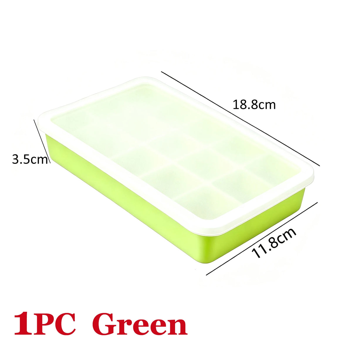 Polar Cube Ice Tray | 15-Cavity Silicone Mould with Lid