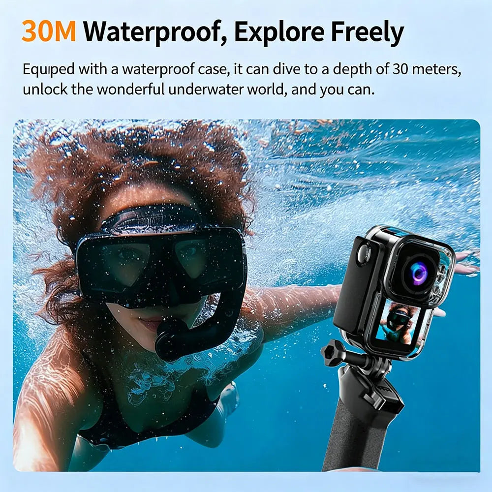 ClipCam 5K Mini Action Camera | Magnetic Thumb Camera with EIS