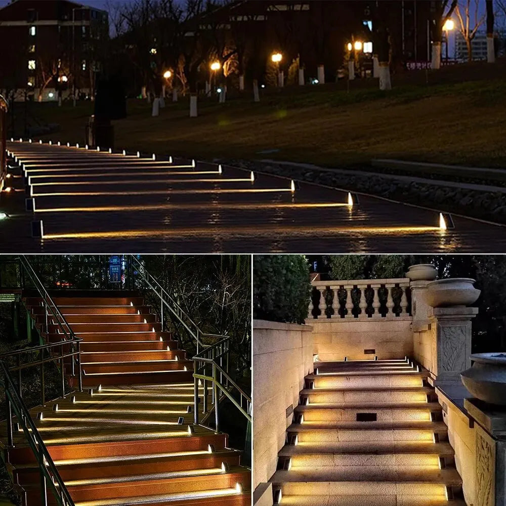 Stepglow Solar Deck Lights | IP67 Triangle Step Lamps