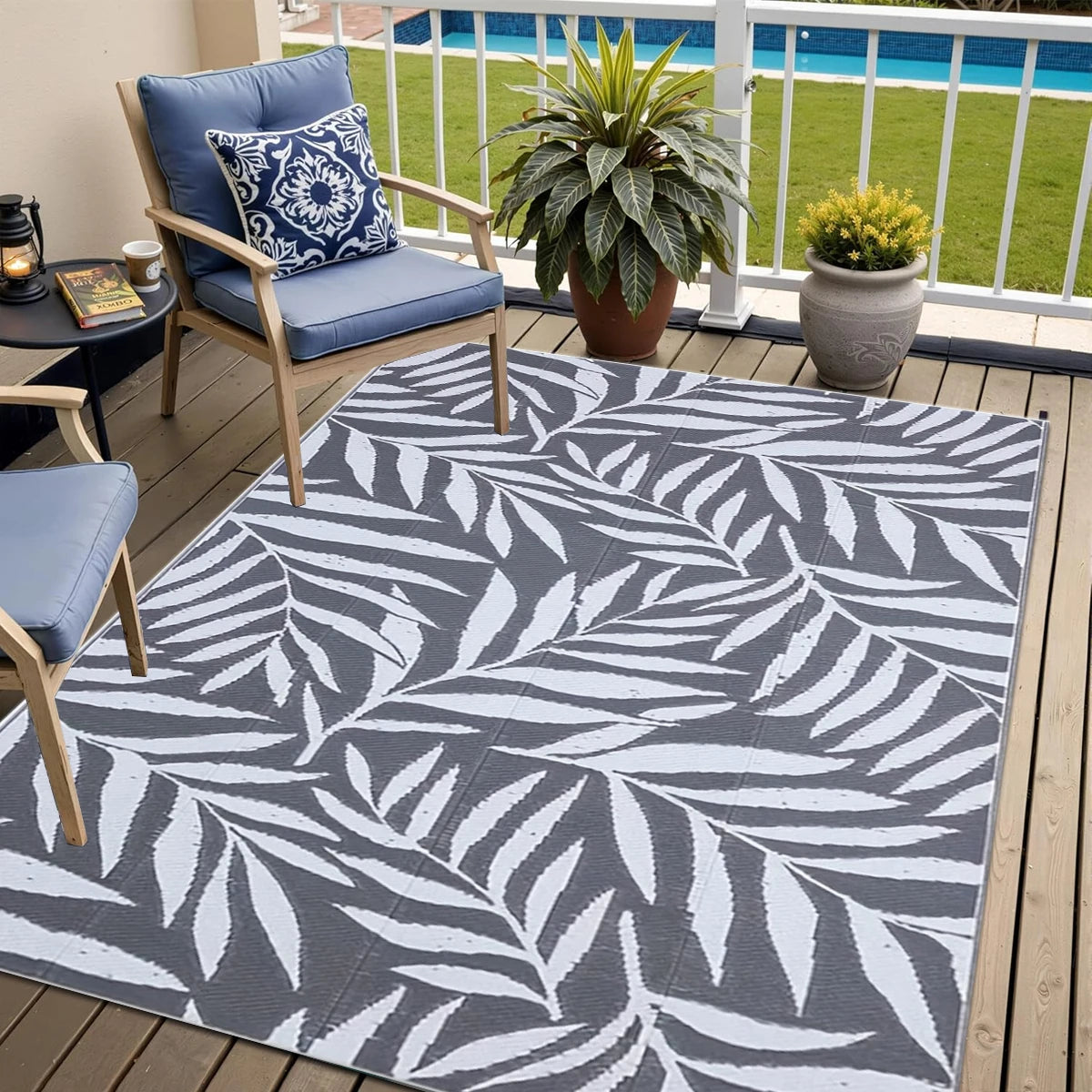 Terrace Reversible Outdoor Rug | Waterproof Patio Mat