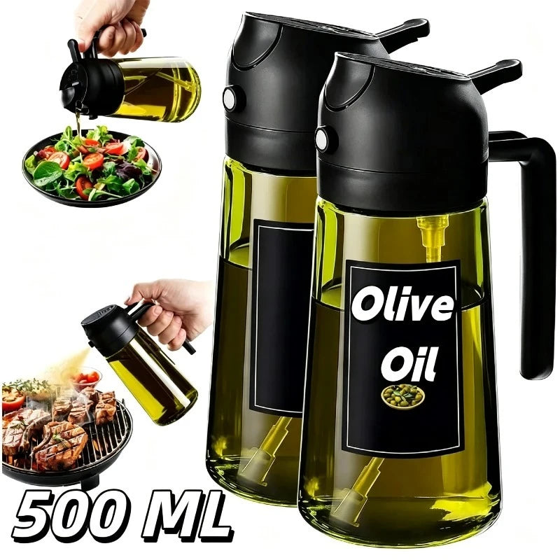 Olive Grove Oil Sprayer | 2-in-1 Spray & Pour Bottle