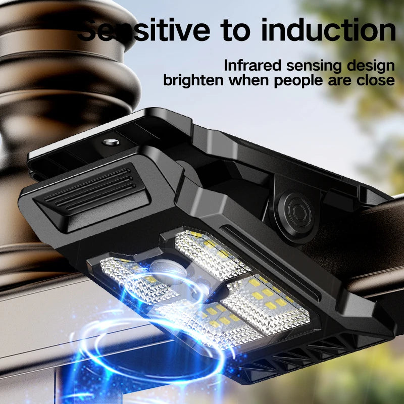 Solstice Solar Clip Lamp | Motion Sensor Garden Wall Light