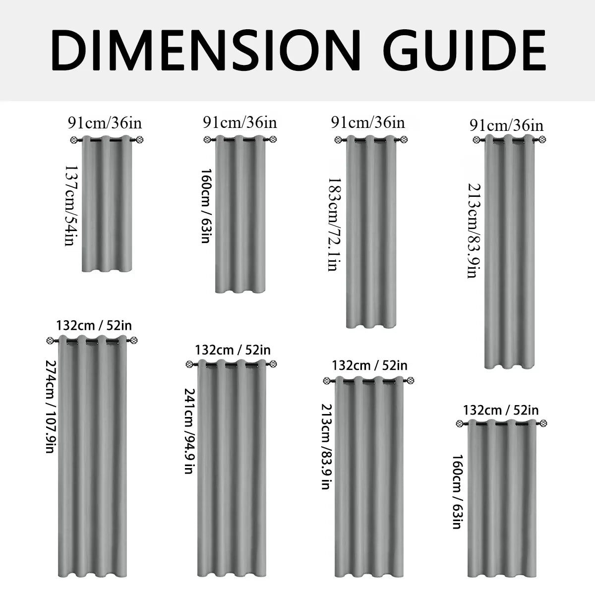 Serene Blackout Curtains | Set of 2 Room Darkening Panels