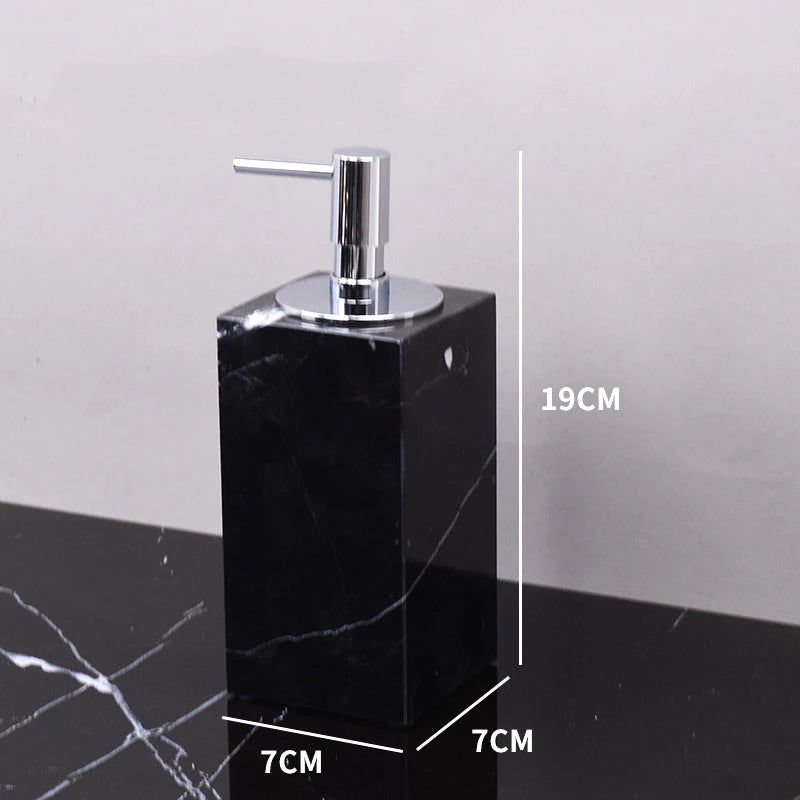 Nero Marble Bathroom Collection | Black Natural Marble Vanity Accessories