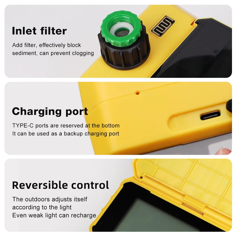 SunDrip Solar Water Timer | Smart Garden Tap Timer with Optional WiFi