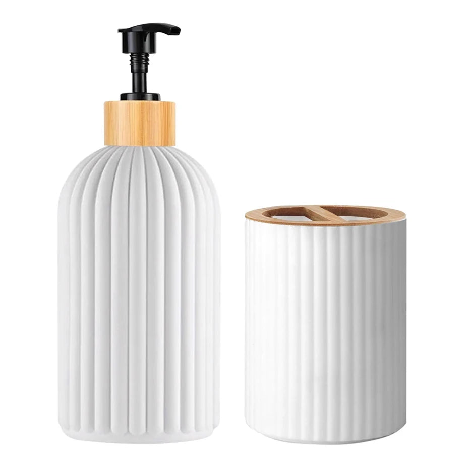 Clean Slate Vanity Set | Soap Dispenser & Bathroom Storage