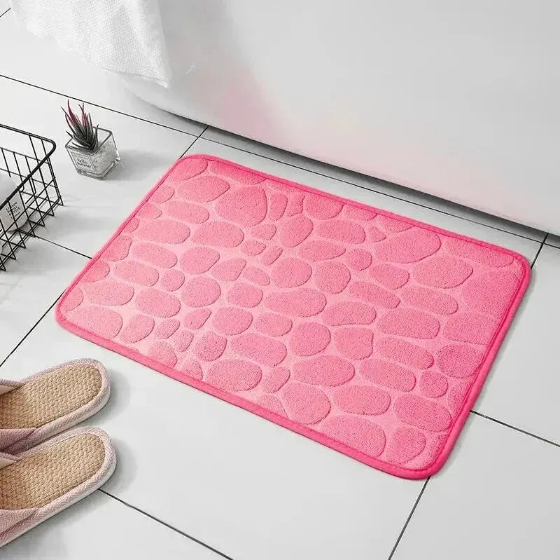 StoneStep Bath Mat | Embossed Pebble Anti-Slip Floor Mat