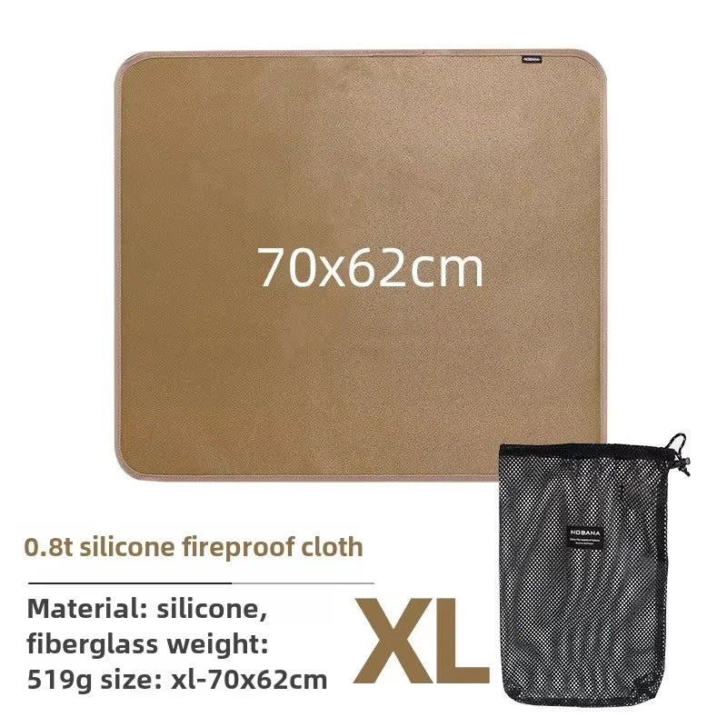 Ember Shield Fire Mat | Fireproof BBQ & Campfire Blanket