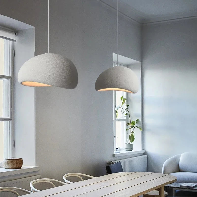 Driftstone Wabi-Sabi Chandelier | Organic Dome Pendant Cluster