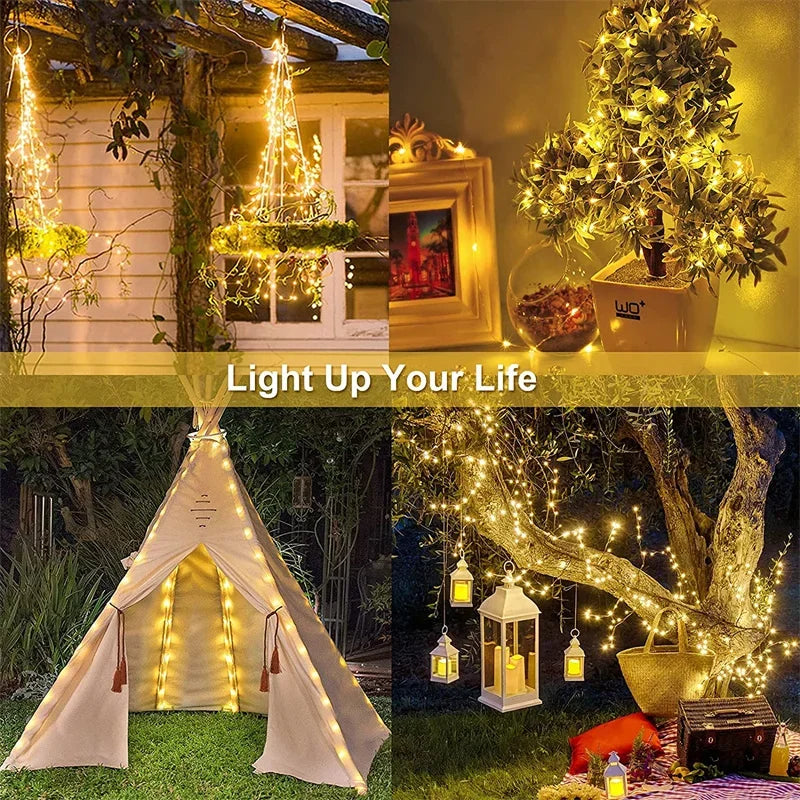 Starlit Solar Fairy Lights | Outdoor String Garland