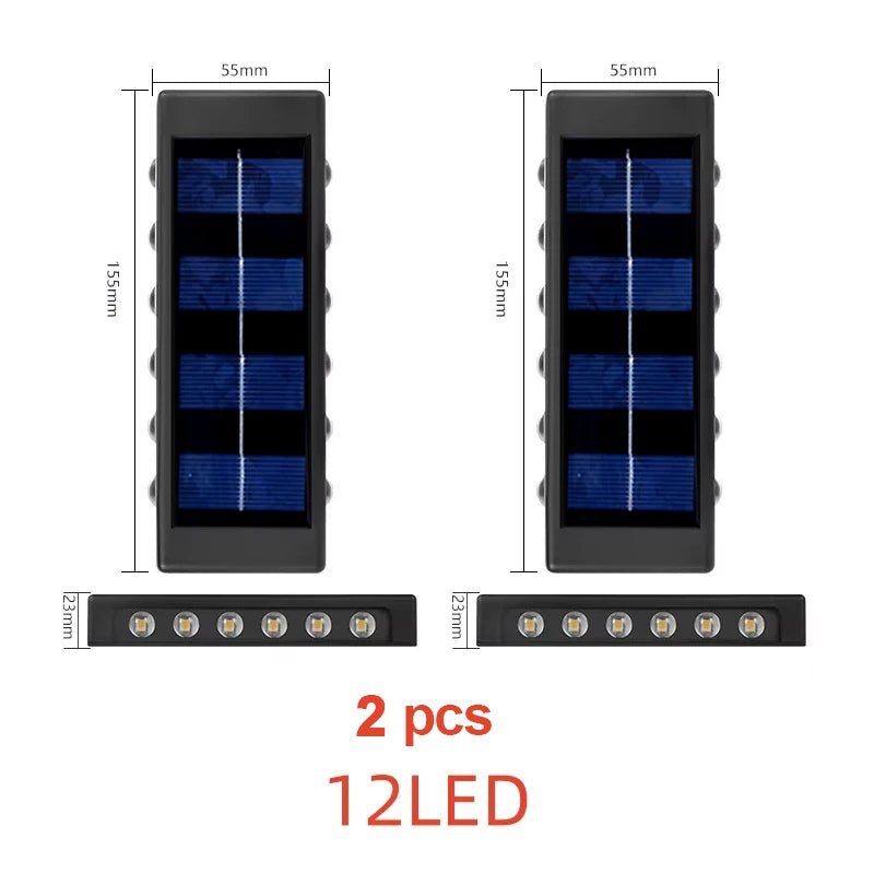 Nightwatch Solar Sensor Light | Waterproof Garden Wall Lamp