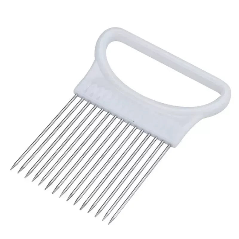 Crisp Cut Onion Holder | Stainless Steel Slicing Guide