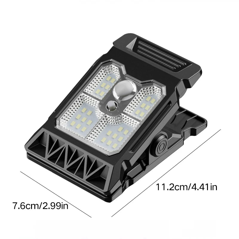 Solstice Solar Clip Lamp | Motion Sensor Garden Wall Light