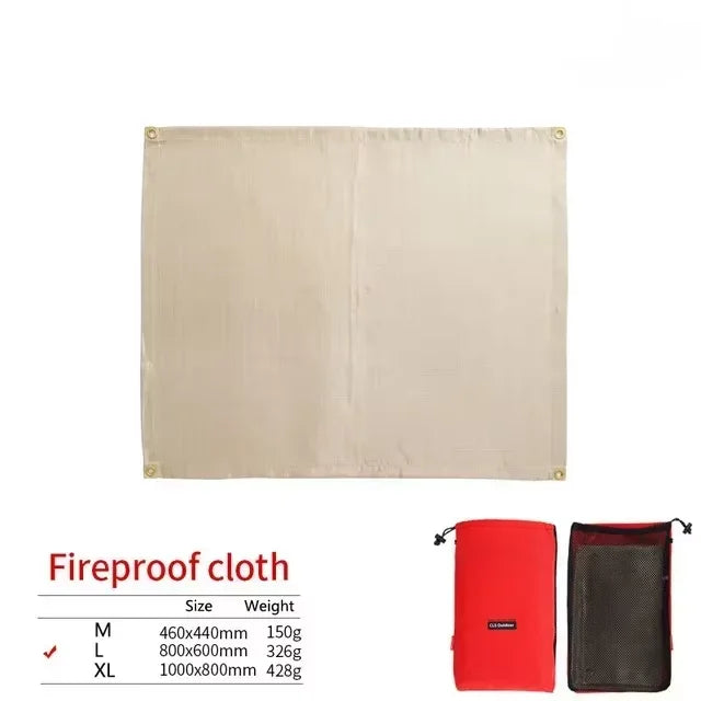 Ember Shield Fire Mat | Fireproof BBQ & Campfire Blanket