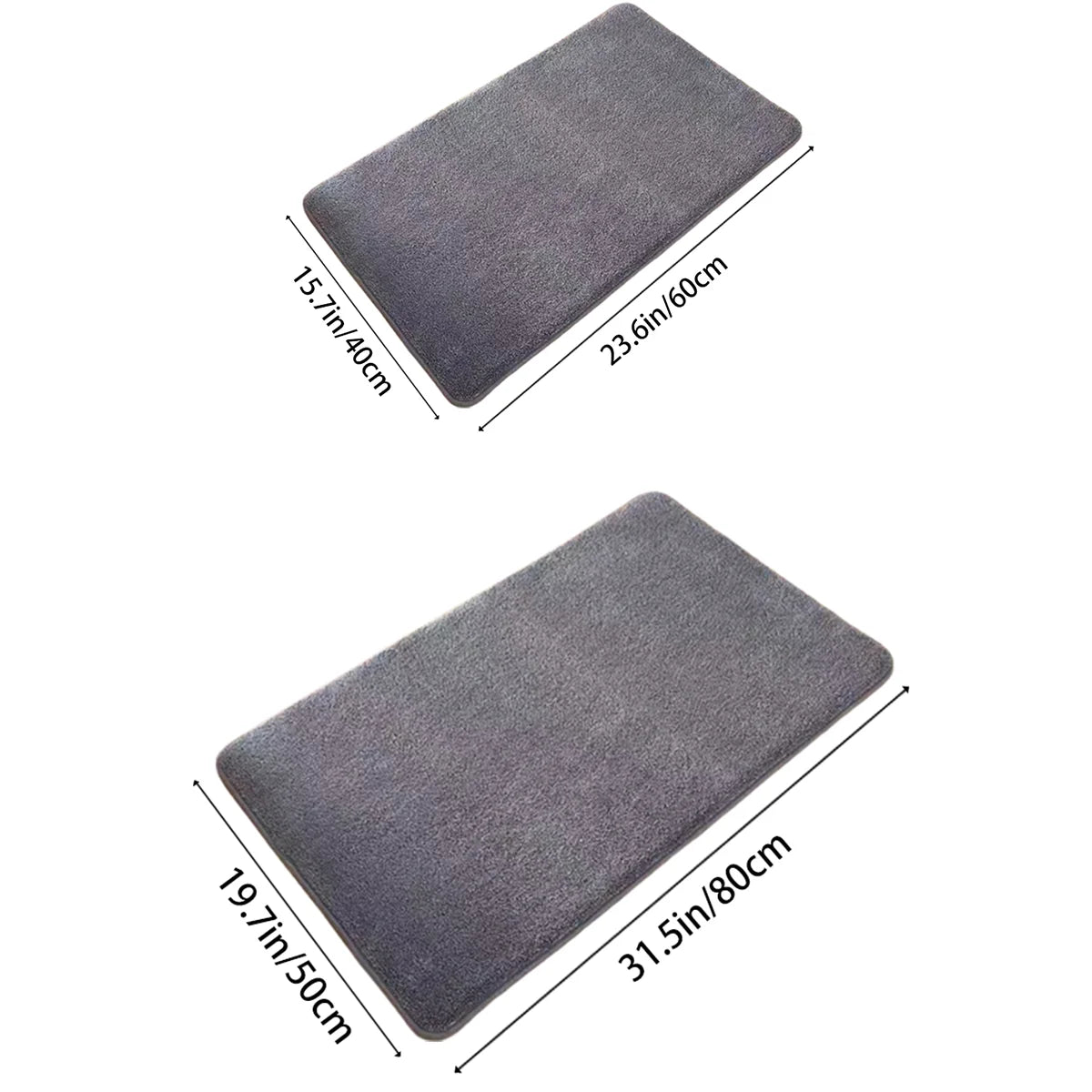 QuickDry Coral Bath Mat | Super Absorbent Non-Slip Mat