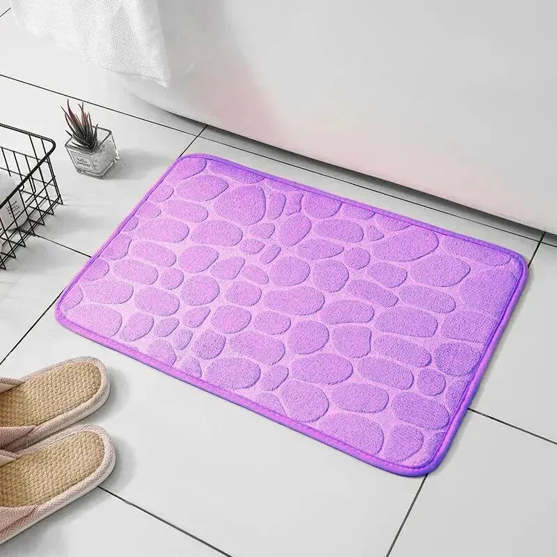 StoneStep Bath Mat | Embossed Pebble Anti-Slip Floor Mat