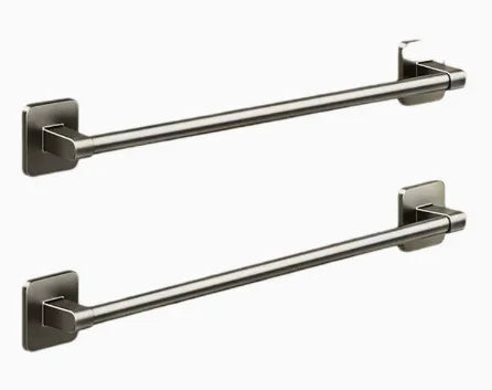 NoDrill Towel Rail | Punch-Free Wall Bar, 30 or 40cm