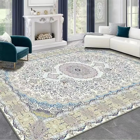 VIKAMA Persian-Inspired Polyester Area Rug