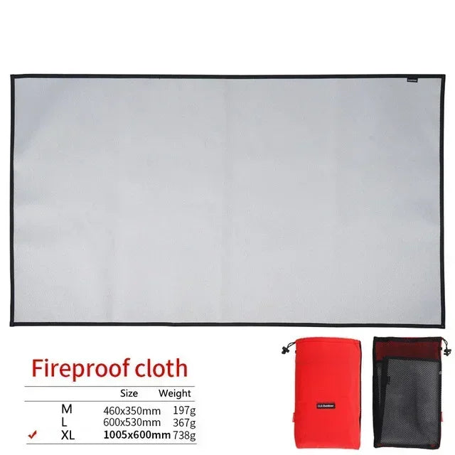 Ember Shield Fire Mat | Fireproof BBQ & Campfire Blanket