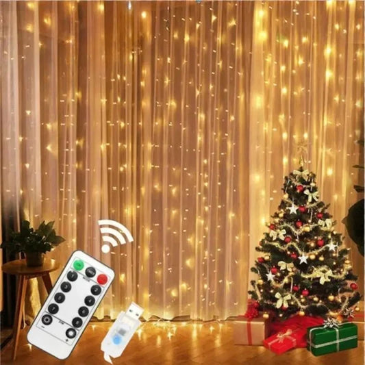 Moonvine Curtain Lights | USB Fairy Light Curtain with Remote