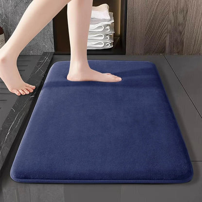 QuickDry Coral Bath Mat | Super Absorbent Non-Slip Mat