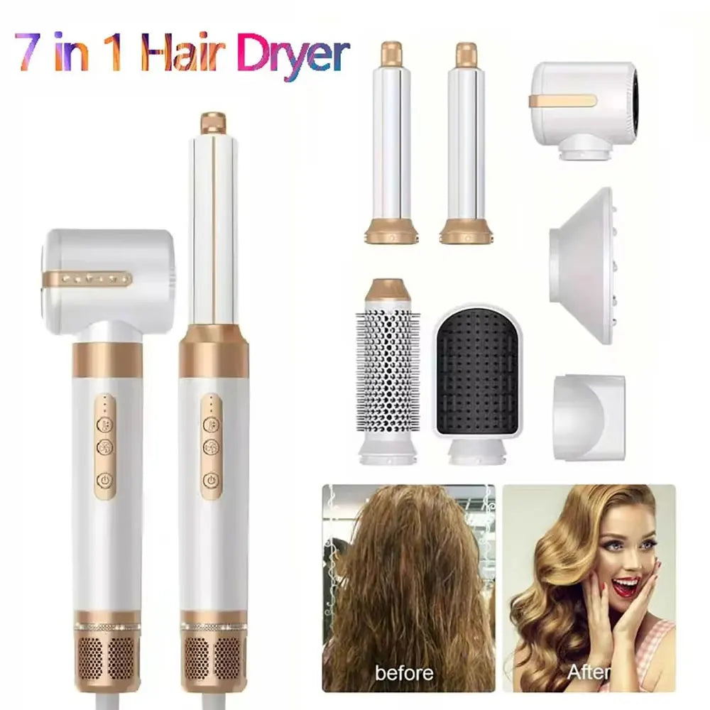 StyleWave 7-in-1 Air Styler | Hair Dryer, Curler and Straightener