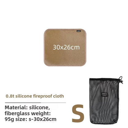 Ember Shield Fire Mat | Fireproof BBQ & Campfire Blanket