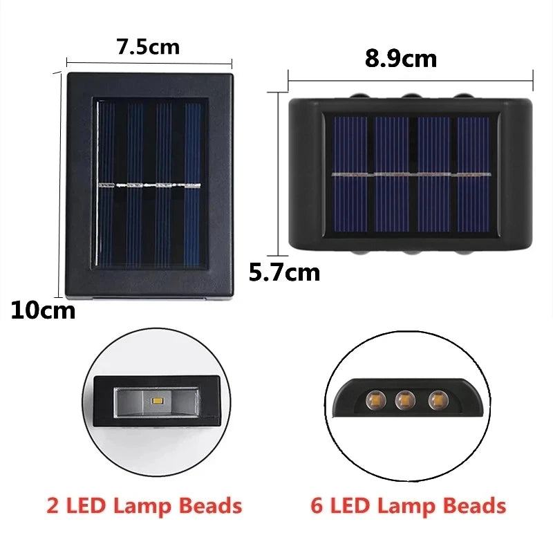 Nightwatch Solar Sensor Light | Waterproof Garden Wall Lamp