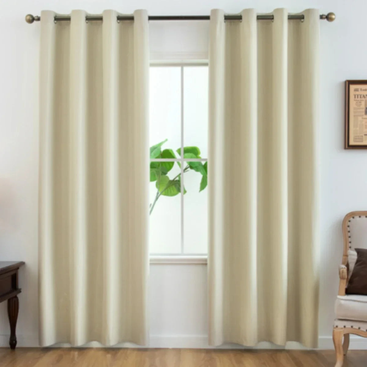 Serene Blackout Curtains | Set of 2 Room Darkening Panels