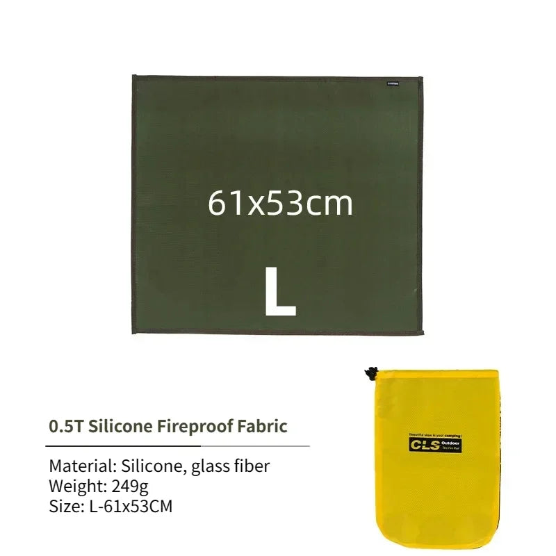 Ember Shield Fire Mat | Fireproof BBQ & Campfire Blanket