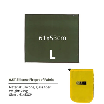 Ember Shield Fire Mat | Fireproof BBQ & Campfire Blanket