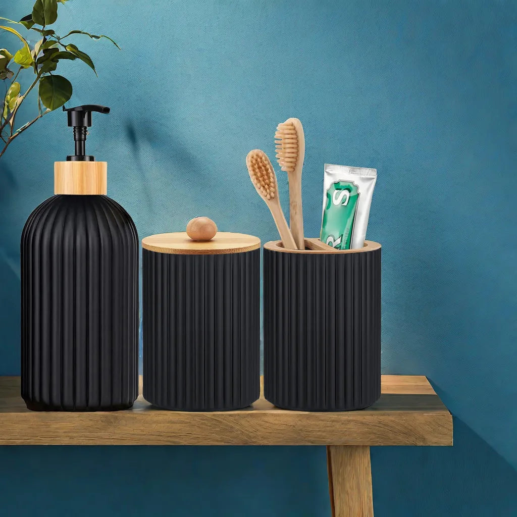 Clean Slate Vanity Set | Soap Dispenser & Bathroom Storage