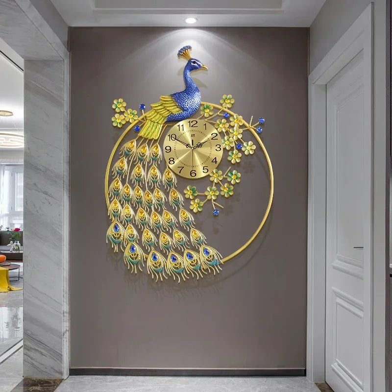 Starburst Wall Clock | Luxury Gold Silent Decorative Clock