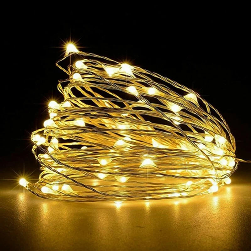 TwinkleWire Fairy Lights | Battery Copper String, 1 to 20m