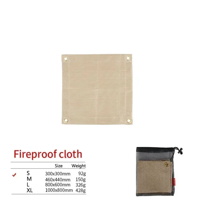 Ember Shield Fire Mat | Fireproof BBQ & Campfire Blanket