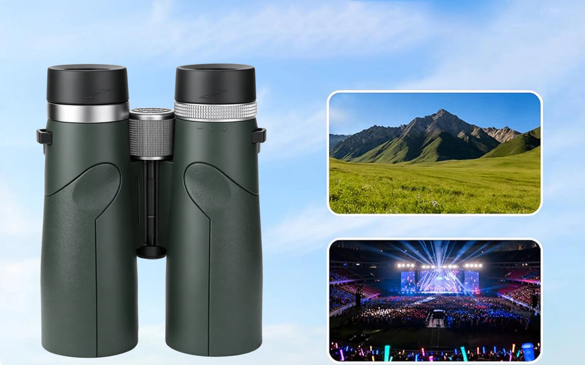 ClearView 10x42 Binoculars | Waterproof HD Binoculars with Phone Adapter