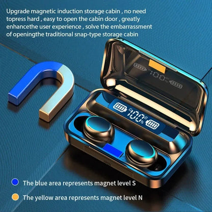 Bolt Wireless Earbuds | LED Display Bluetooth 5.0 Earphones