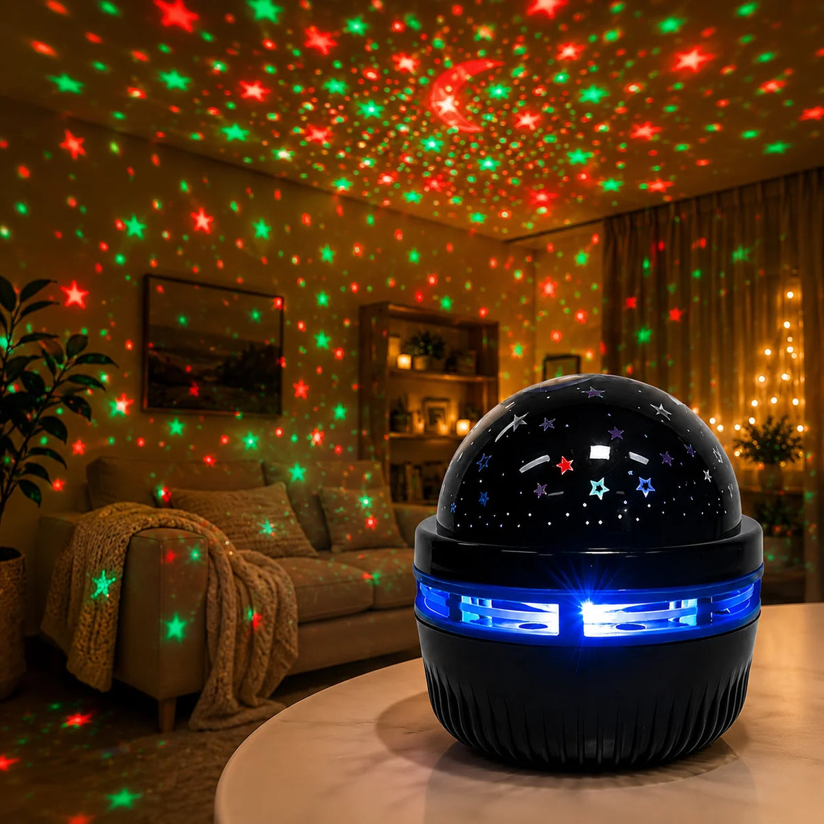 StarDome Night Projector | USB Galaxy Moon & Star Lamp