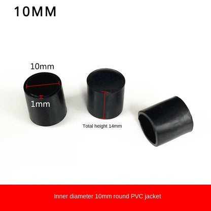 Silent Step Rubber Leg Plugs | Round Furniture Feet Caps