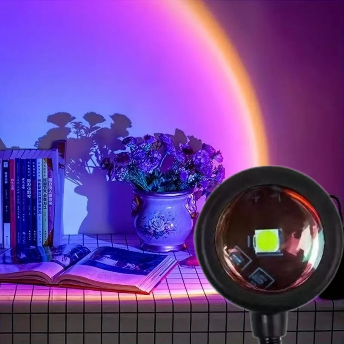 Dusk Halo Sunset Light | USB Mood Projection Lamp