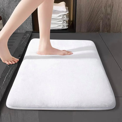 QuickDry Coral Bath Mat | Super Absorbent Non-Slip Mat