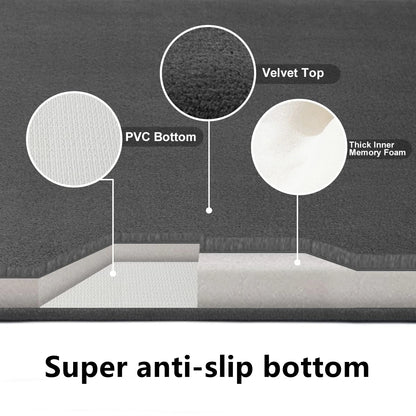 QuickDry Coral Bath Mat | Super Absorbent Non-Slip Mat