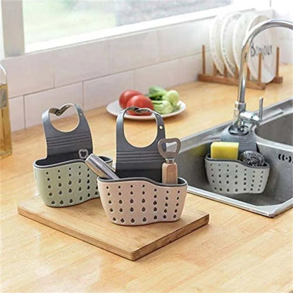 Drip Dry Tap Caddy | Hanging Sink Sponge Holder