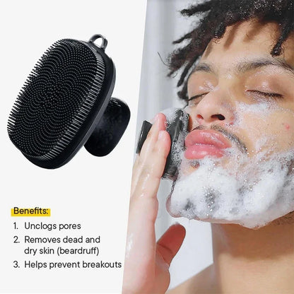 Pure Glow Silicone Face Scrubber | Gentle Cleansing Brush