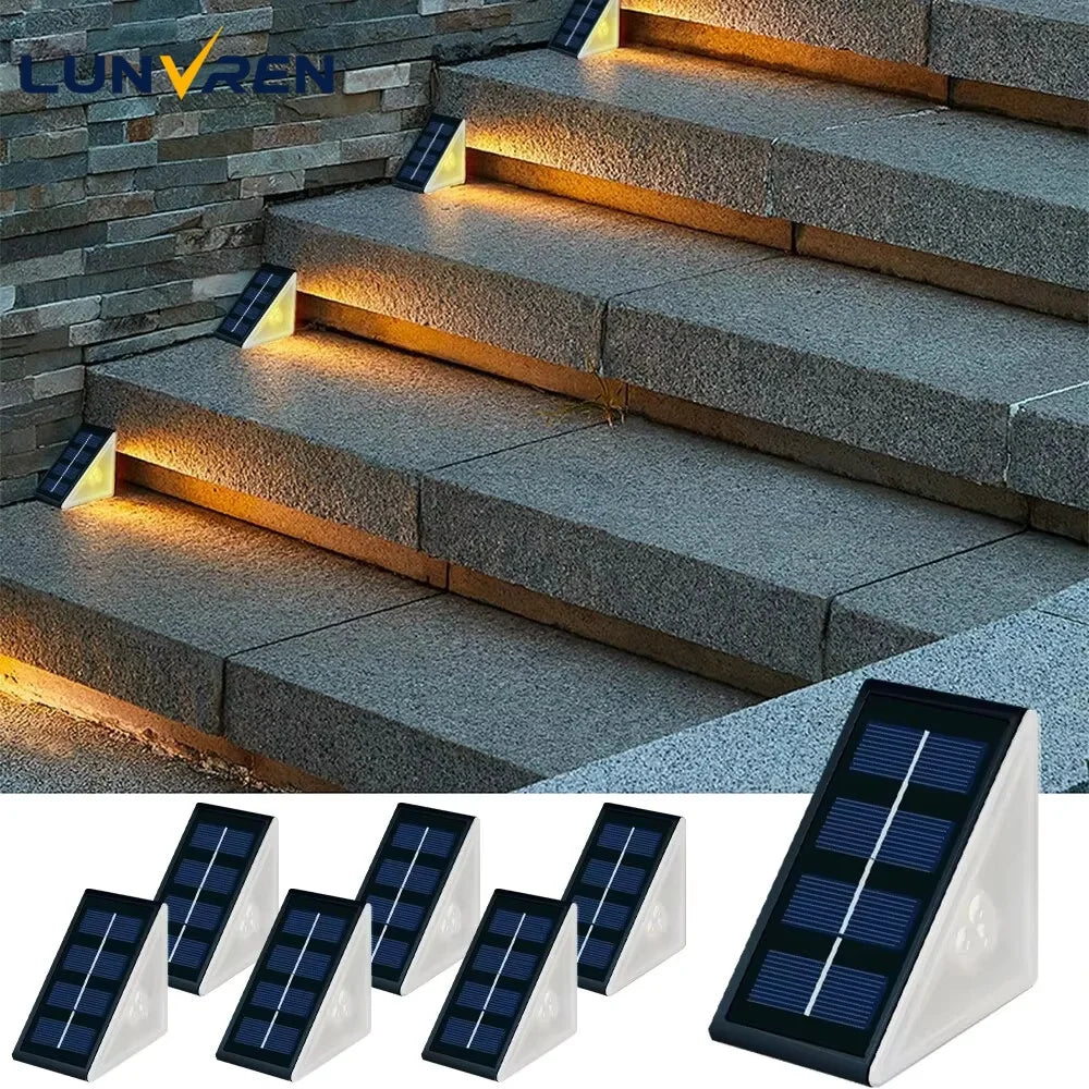 Stepglow Solar Deck Lights | IP67 Triangle Step Lamps