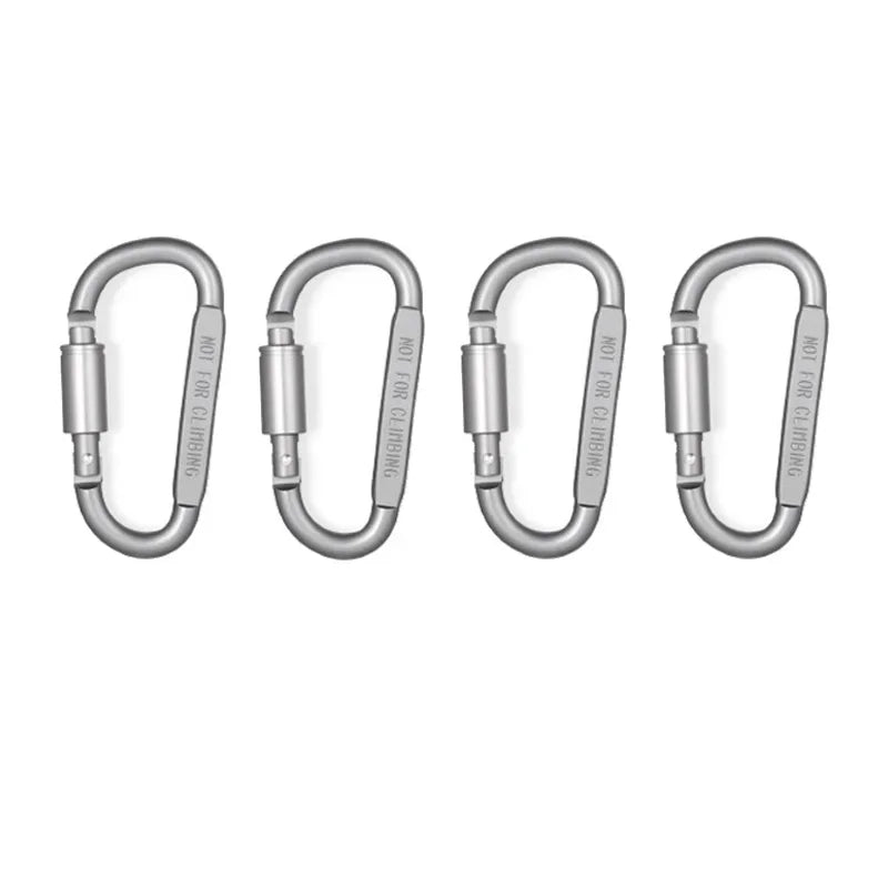 Trailclip Carabiner Set | Aluminium D-Ring Keychain Clips